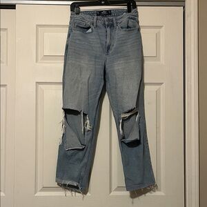 Hollister Light Blue Ultra High-Rise Jeans
